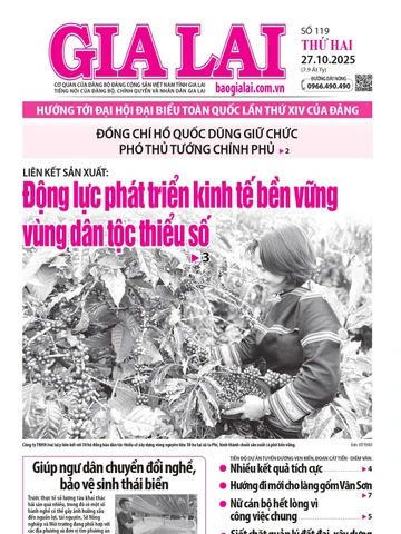 Báo Gia Lai số thứ hai ngày 27-10-2025