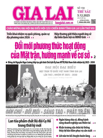 Báo Gia Lai số thứ sáu ngày 5-12-2025
