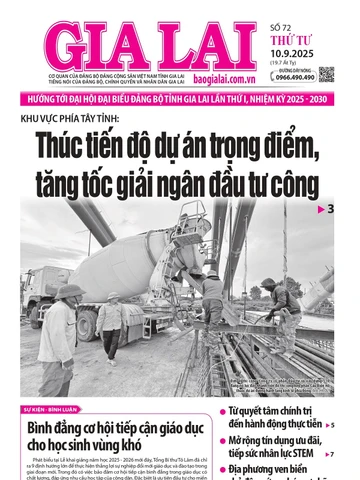 Báo Gia Lai số thứ tư ngày 10-9-2025
