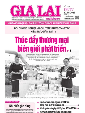 Báo Gia Lai số thứ tư ngày 22-10-2025