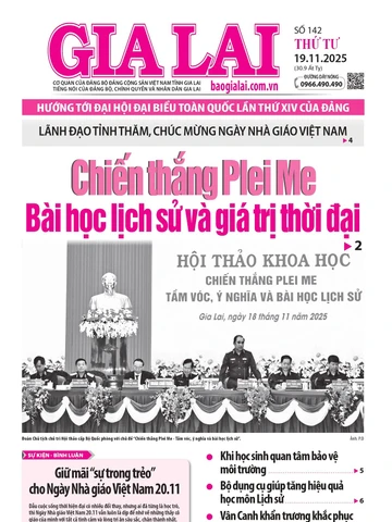 Báo Gia Lai số tư ngày 19-11-2025