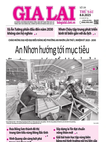Báo Gia Lai số thứ sáu ngày 8-8-2025