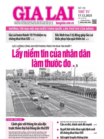 Báo Gia Lai số thứ tư ngày 17-12-2025
