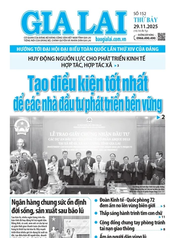 Báo Gia Lai số thứ bảy ngày 29-11-2025
