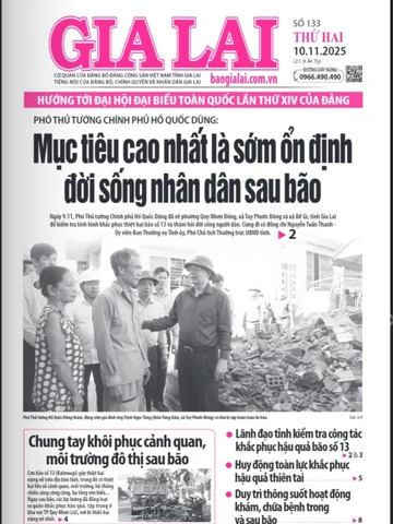 Báo Gia Lai số hai ngày 10-11-2025