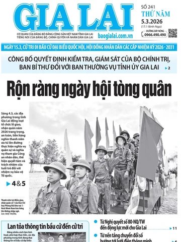 Báo Gia Lai số thứ năm ngày 5-3-2026