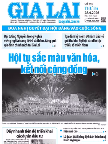 Báo Gia Lai số thứ ba ngày 28-4-2026