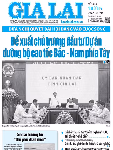 Báo Gia Lai số thứ ba ngày 26-5-2026