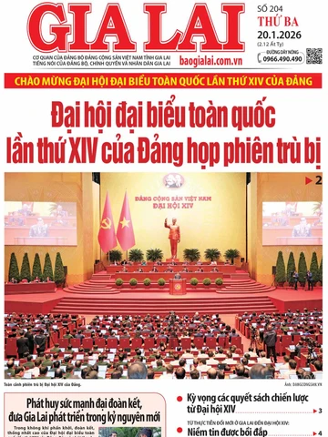 Báo Gia Lai số thứ ba ngày 20-1-2026