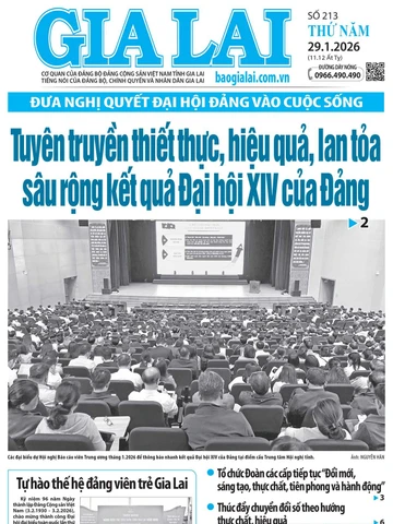 Báo Gia Lai số thứ năm ngày 29-1-2026