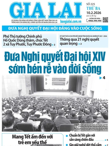 Báo Gia Lai số thứ ba ngày 10-2-2026