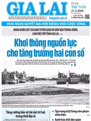 Báo Gia Lai số thứ năm ngày 21-5-2026