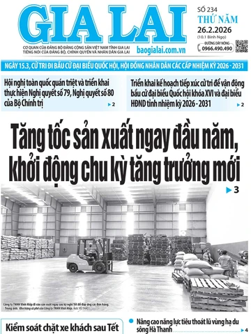 Báo Gia Lai số thứ năm ngày 26-2-2026