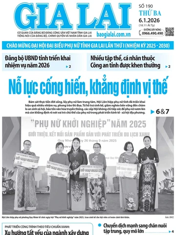 Báo Gia Lai số thứ ba ngày 6-1-2026