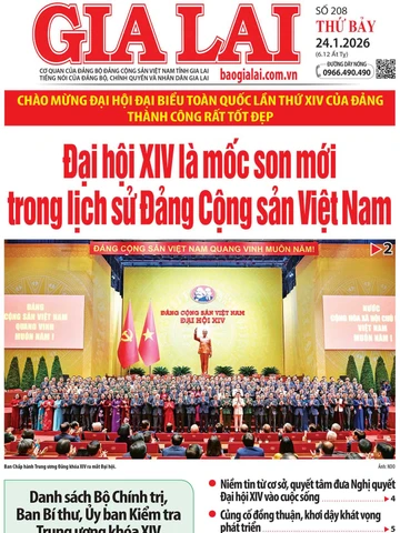Báo Gia Lai số thứ bảy ngày 24-1-2026