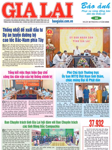 Báo Ảnh Gia Lai ngày 28-5-2026