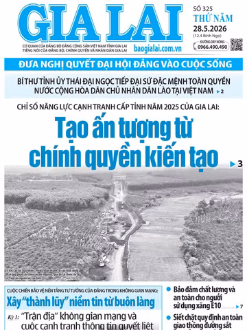 Báo Gia Lai số thứ năm ngày 28-5-2026