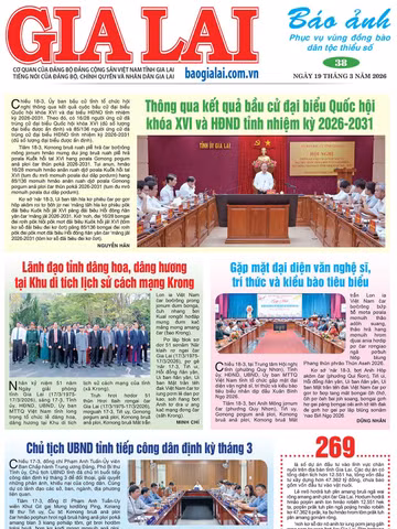 Báo Ảnh Gia Lai ngày 19-3-2026