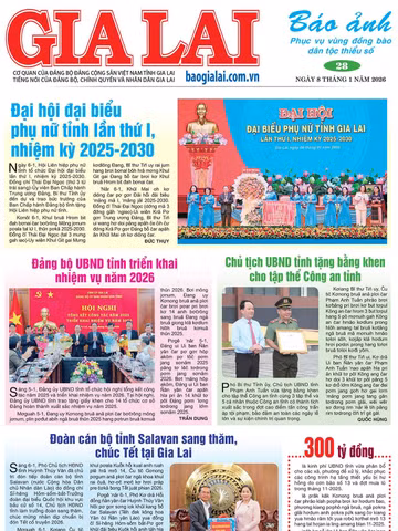 Báo Ảnh Gia Lai ngày 8-1-2026