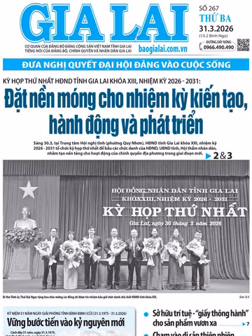 Báo Gia Lai số thứ ba ngày 31-3-2026