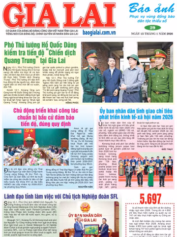 Báo Ảnh Gia Lai ngày 15-1-2026