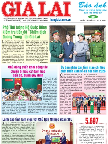 Báo Ảnh Gia Lai ngày 15-1-2026