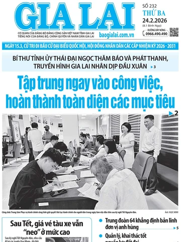Báo Gia Lai số thứ ba ngày 24-2-2026