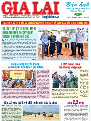Báo Ảnh Gia Lai ngày 12-3-2026