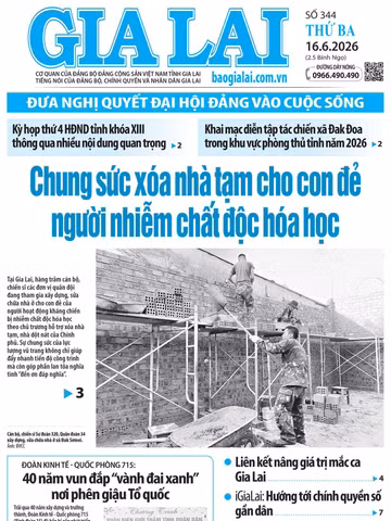 Báo Gia Lai số thứ ba ngày 16-6-2026