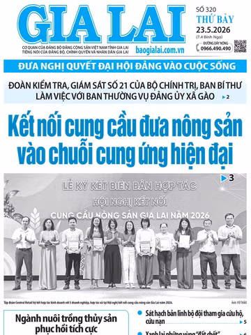 Báo Gia Lai số thứ bảy ngày 23-5-2026