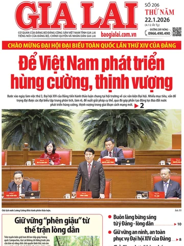 Báo Gia Lai số thứ năm ngày 22-1-2026