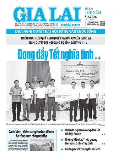 Báo Gia Lai số thứ năm ngày 5-2-2026
