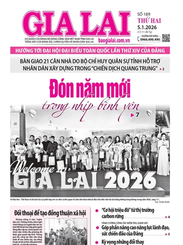 Báo Gia Lai số thứ hai ngày 5-1-2026