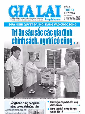 Báo Gia Lai số thứ ba ngày 21-7-2026