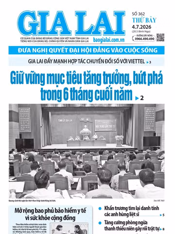Báo Gia Lai số thứ bảy ngày 4-7-2026