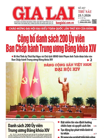 Báo Gia Lai số thứ sáu ngày 23-1-2026