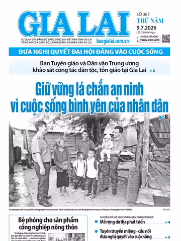 Báo Gia Lai số thứ năm ngày 9-7-2026