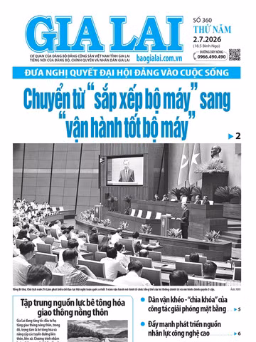 Báo Gia Lai số thứ năm ngày 2-7-2026