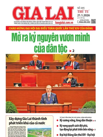 Báo Gia Lai số thứ tư ngày 21-1-2026