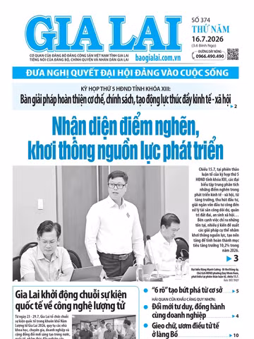 Báo Gia Lai số thứ năm ngày 16-7-2026