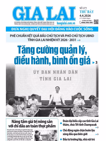 Báo Gia Lai số thứ bảy ngày 4-4-2026