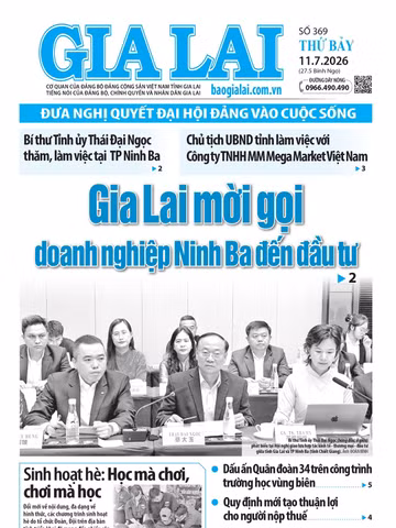 Báo Gia Lai số thứ bảy ngày 11-7-2026