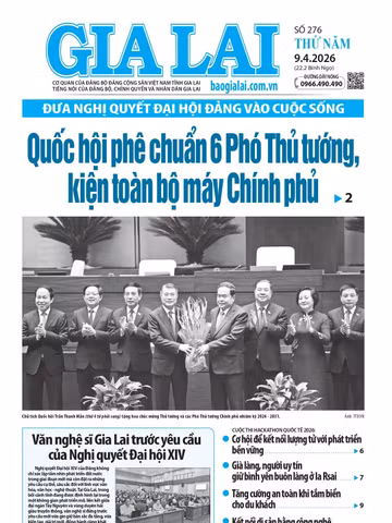 Báo Gia Lai số thứ năm ngày 9-4-2026