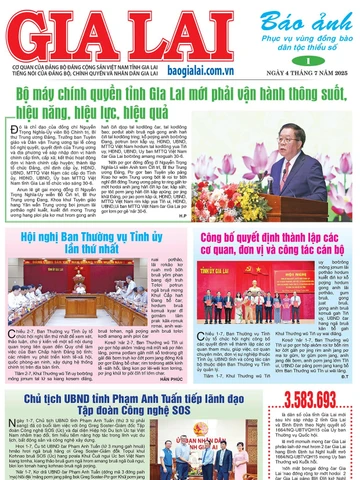 Báo Ảnh Gia Lai ngày 4-7-2025