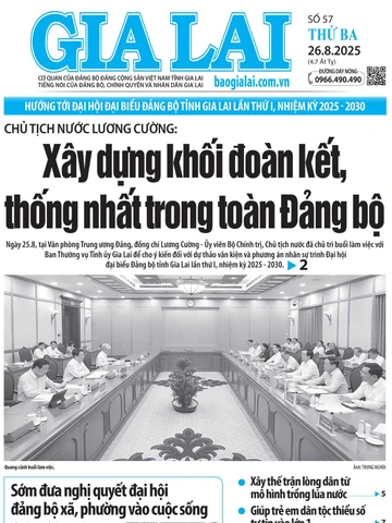 Báo Gia Lai số thứ ba ngày 26-8-2025