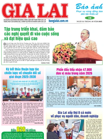 Báo Ảnh Gia Lai ngày 31-10-2025