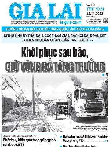 Báo Gia Lai số thứ năm ngày 13-11-2025