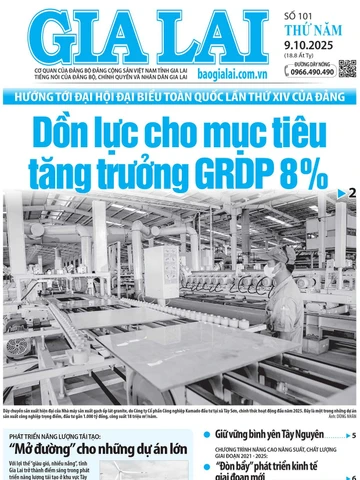 Báo Gia Lai số thứ năm ngày 9-10-2025