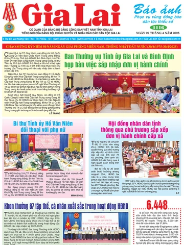 Báo Ảnh Gia Lai ngày 29-4-2024