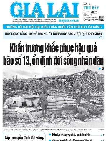 Báo Gia Lai số thứ bảy ngày 8-11-2025